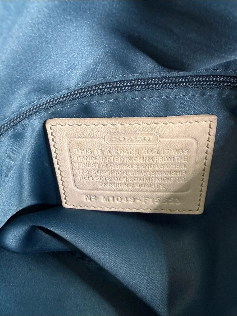 Coach Beige & Yellow Ashley Signature Horse & Carraige Satchel